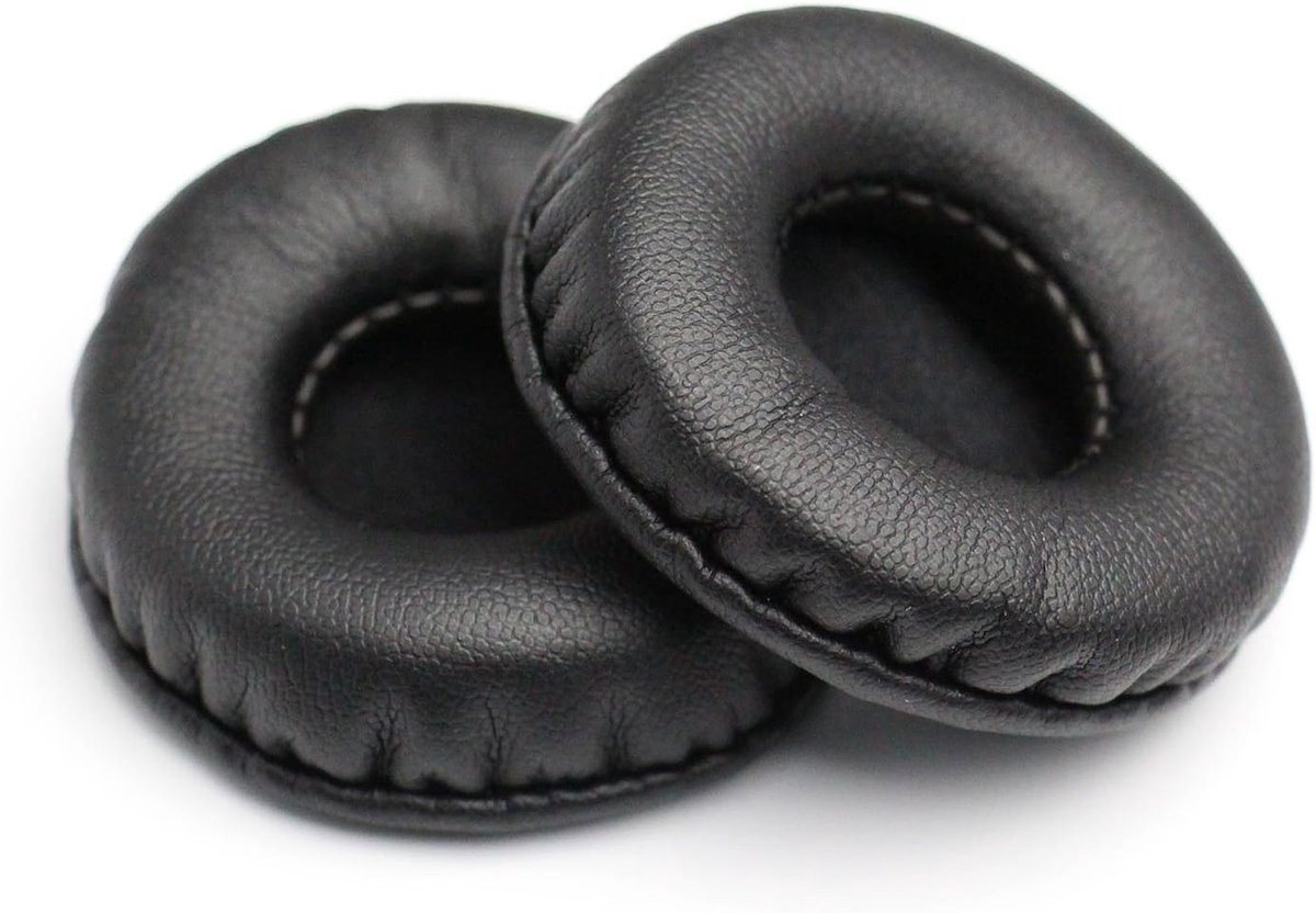 Reserve vervangende eivormige oorkussens van eiwitleder en schuim voor headsets met een diameter van 50mm (J-18)