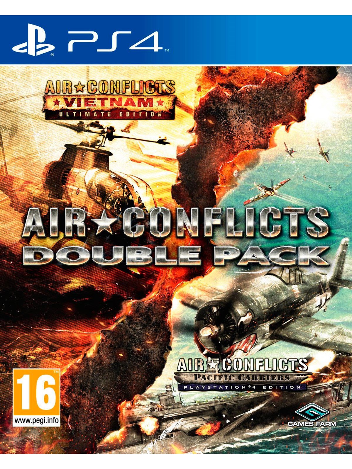Air Conflicts: Double Pack (Vietnam Ultimate Edition & Pacific Carriers Ultimate Edition) - Sony PlayStation 4 - Samlung - PEGI 16