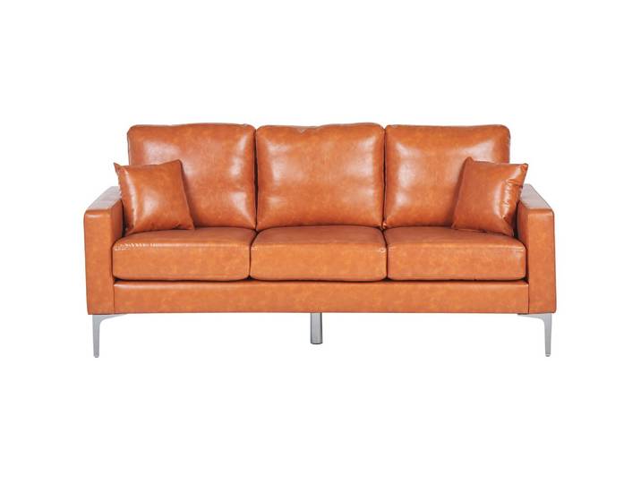 3-SITZER-SOFA Kunstleder Braun Gavle