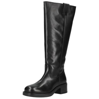 Stiefel PAVEMENT "Pavement Stiefel Leder", Damen, Gr. 38, schwarz, Leder, Schuhe Stiefel