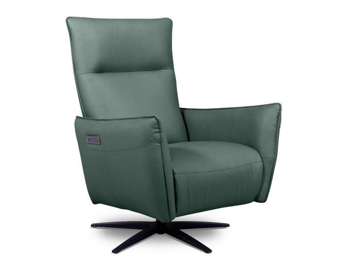 Livetastic Relaxsessel, Blau, Metall, 77x107x88 cm, Relaxfunktion, integrierter Akku, USB-Anschluss, USB-C-Anschluss, Sitzfläche 360° drehbar, inklusive Armlehnen, Stoff-/Lederauswahl, Wohnzimmer, Sessel, Relaxsessel