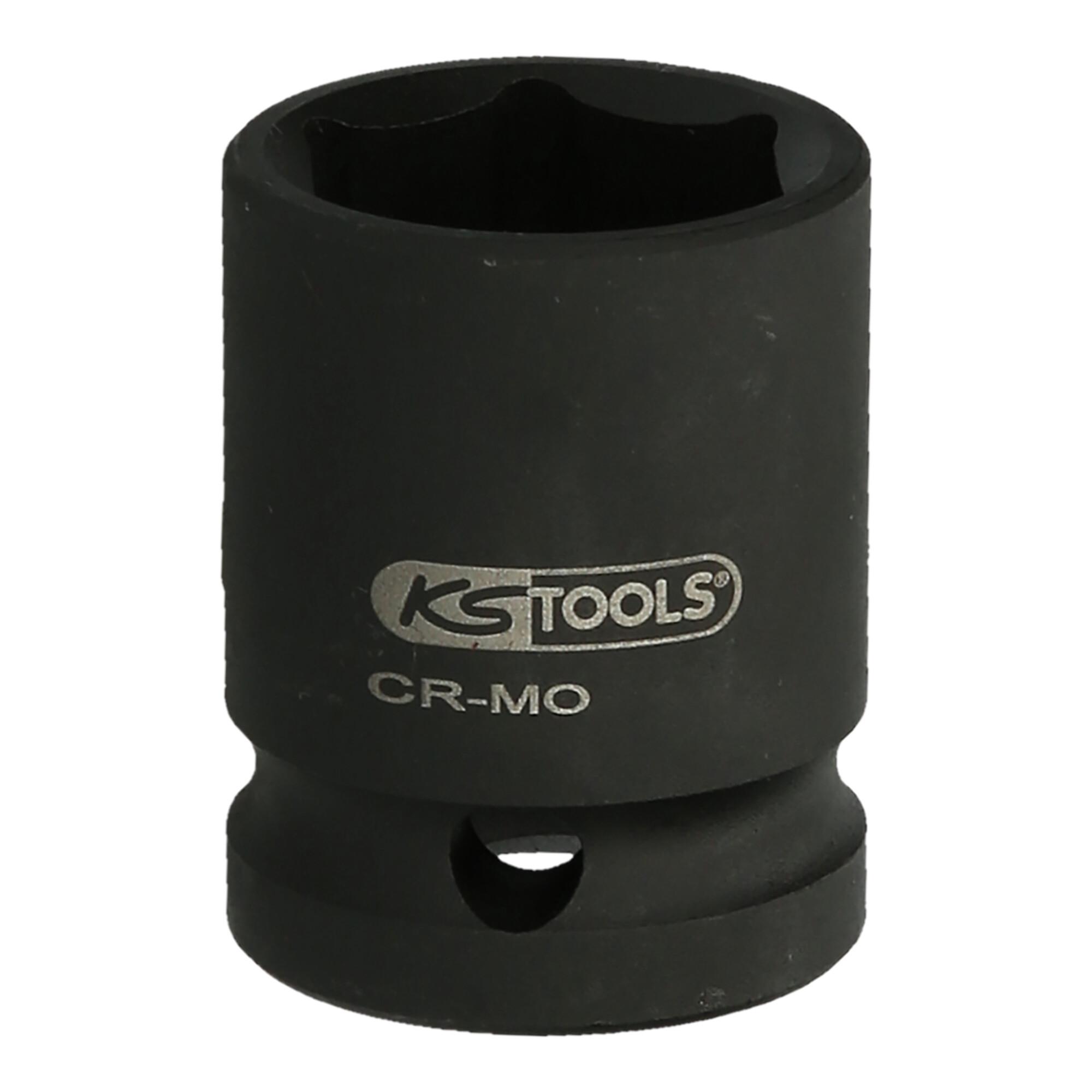 KS Tools 1" Sechskant-Kraft-Stecknuss, kurz, 65mm (515.1765)