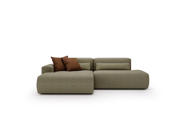 Ecksofa REVE Stoff grün