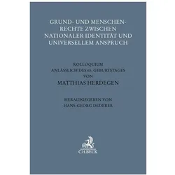 Grund-undMenschenrechtezwischennationalerIdentitätunduniversellemAnspruc, Fachbücher