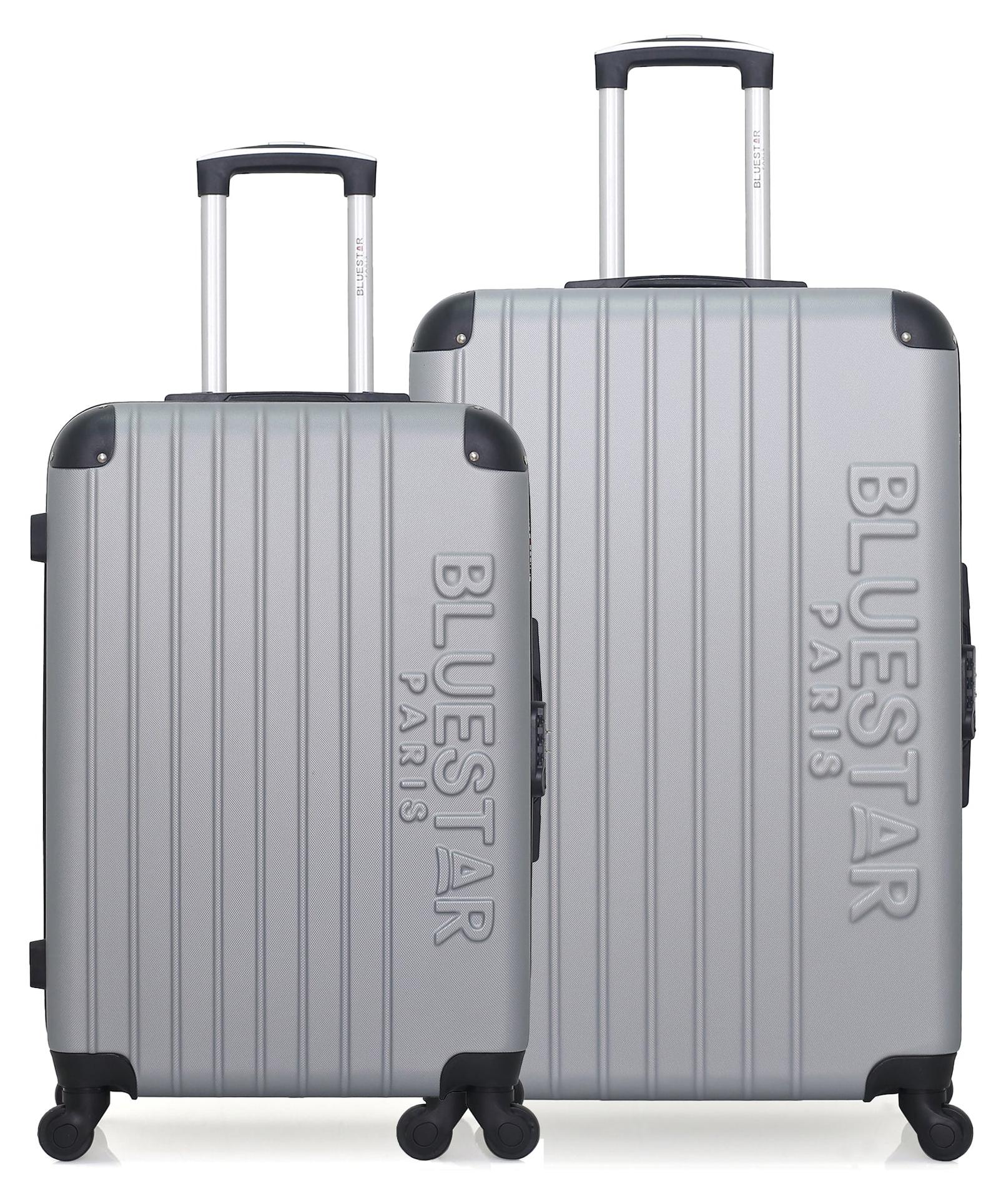 BLUESTAR - 2er-Set - Großer Koffer und Wochenendkoffer BUCAREST
