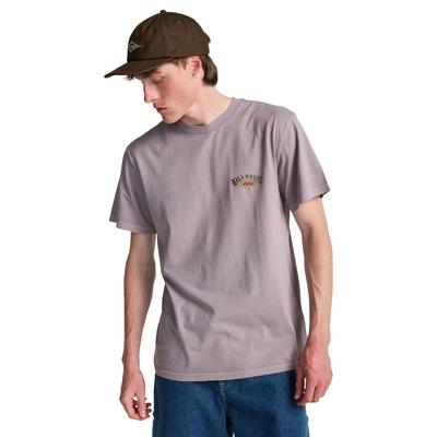 T-Shirt BILLABONG "Burn Out", Herren, Gr. M, lila (lila ash), Obermaterial: 100% Baumwolle., Shirts T-Shirt