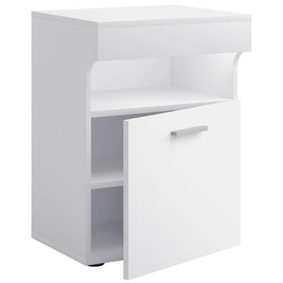 Holz Nachttisch Nachtschrank Schublade Slepal M