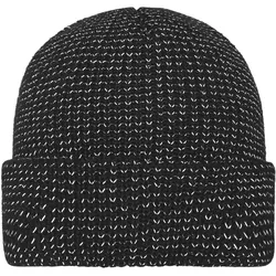 Strickmütze "MB7142" mit Reflex - black