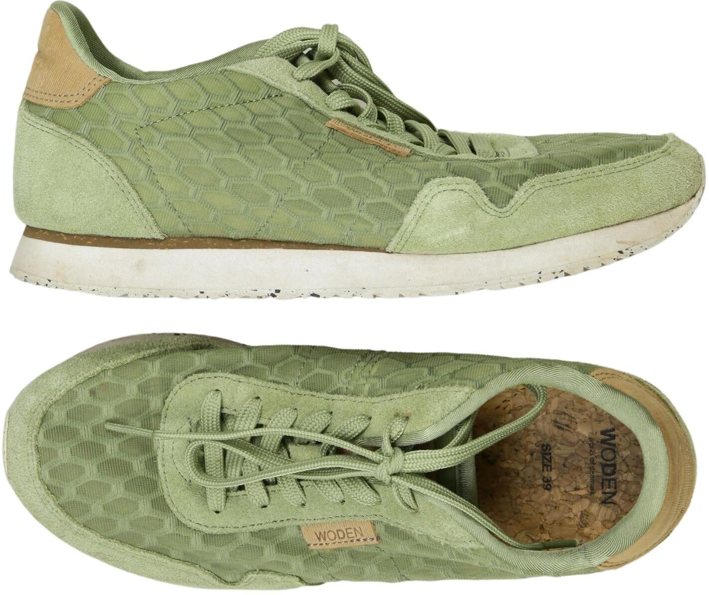 Woden Damen Sneaker, Grün, Gr. EU 39, kein / Etikett - Second Hand