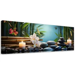 WANDBILD spa zen orchidee