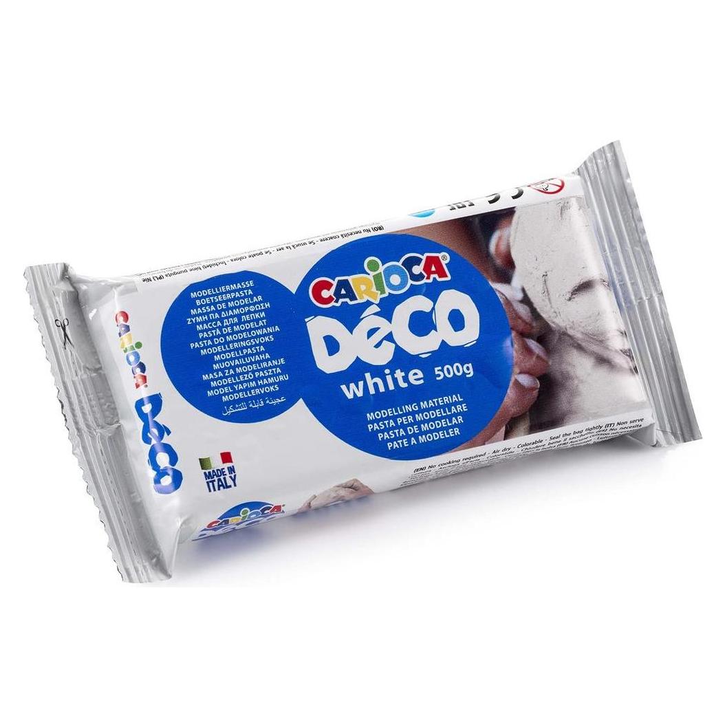 Carioca Modelliermasse Déco 500 g Weiss (30996/31)