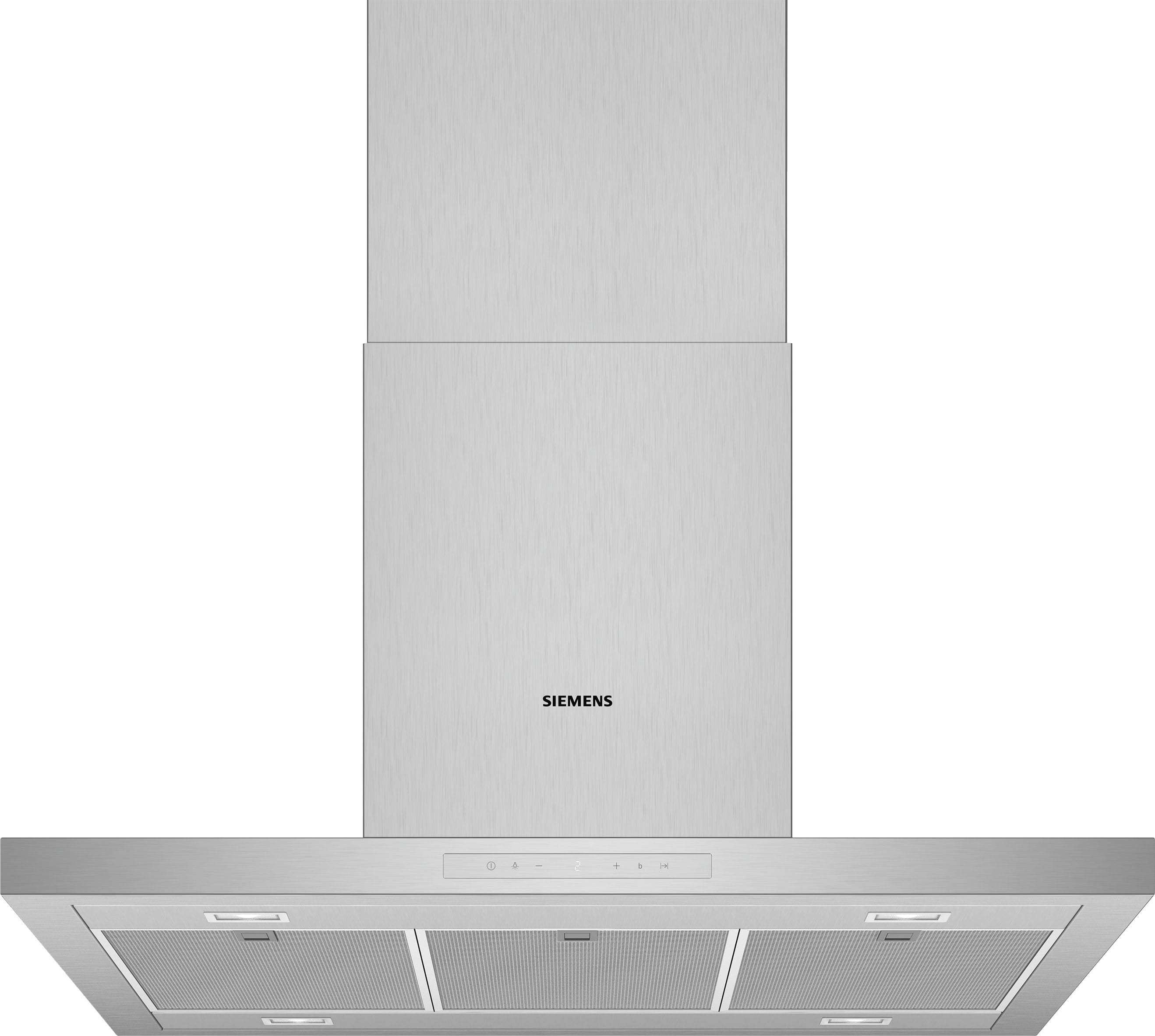 Siemens iQ500 LF97BCP50 Dunstabzugshaube Insel 90 cm Abluft/Umluft (Edelstahl)