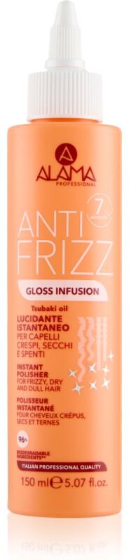 Alama Professional Anti Frizz Gloss Infusion sérum sans rinçage pour des cheveux brillants et doux 150 ml