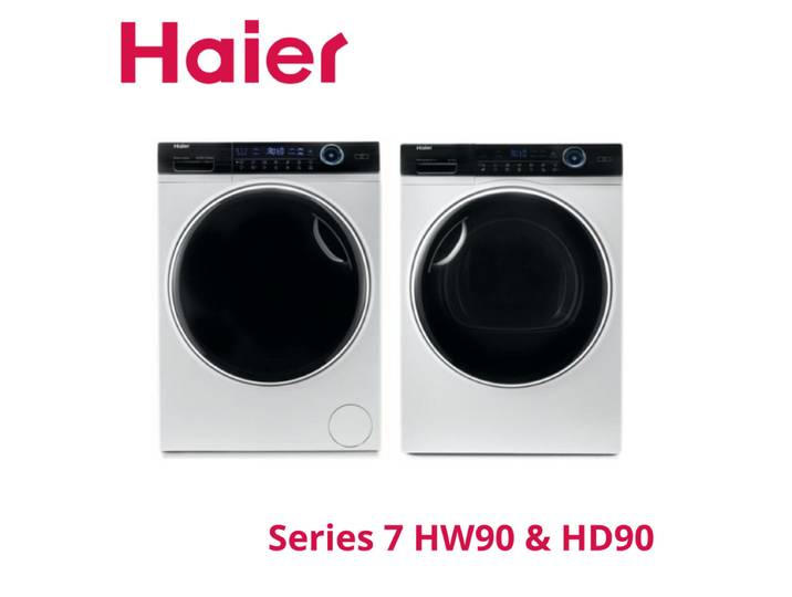 HAIER SET: Waschmachine HW90 + Wäschetrockner HD90 SERIES 7