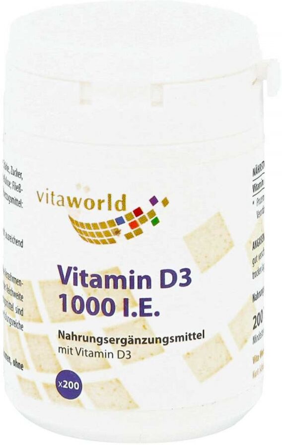 Vitamin D3 1.000 I.e. pro Tag Tabletten
