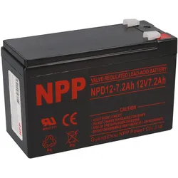 NPP NPD12-7.2 AGM Deep-Cycle Bleiakku 12V 7,2Ah zyklenfest