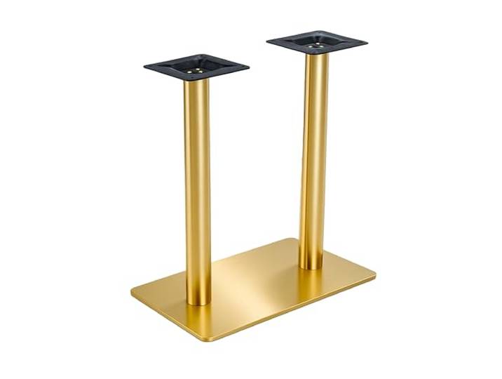 Oviala Tischbein aus doppeltem Metall, 72 cm, goldfarben