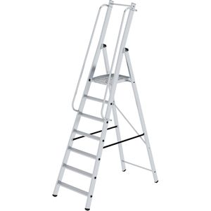 MUNK Podestleiter ML, 51097, klappbar, mit 7 Stufen