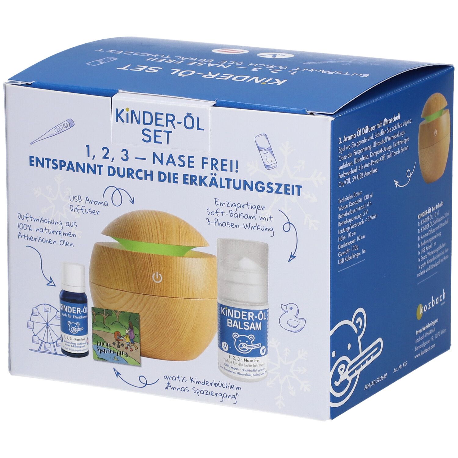 Kinderoel KOZ SET 3Tlg 1 Pk Gerät