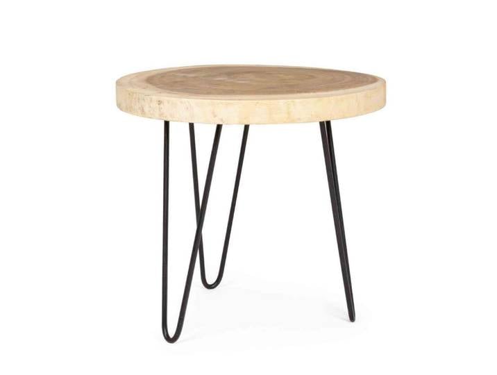 Feeling4Home Beistelltisch Tuala aus Suarholz, Ø 56 cm