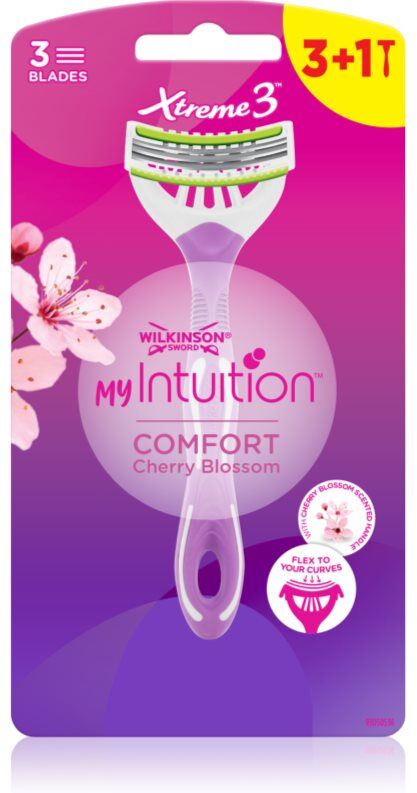 Wilkinson Sword My Intuition Xtreme 3 rasoirs jetables Comfort Cherry Blossom 4 pcs