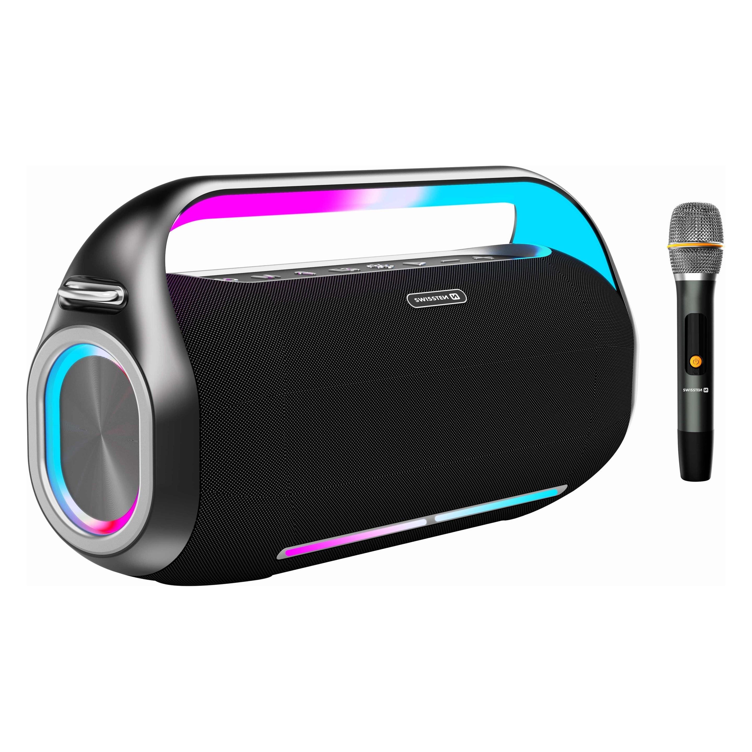 Swissten Bluetooth Lautsprecher Harmony 300W Schwarz (15 h) (52109010)