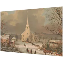 FOTOTAPETE 152x104 cm - Winterlandschaft