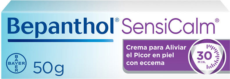 Bepanthol Sensicalm crema para aliviar el picor en la piel con eccema 50 gr