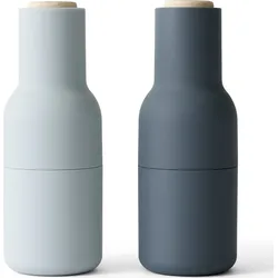 Bottle Grinder Beech Pfeffer-, Salz- oder Gewürzmühlen blau 2 St.