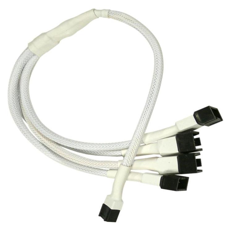 Nanoxia 3-Pin Molex auf 4 x 3-Pin Adapter (0.30 m) (900400004)