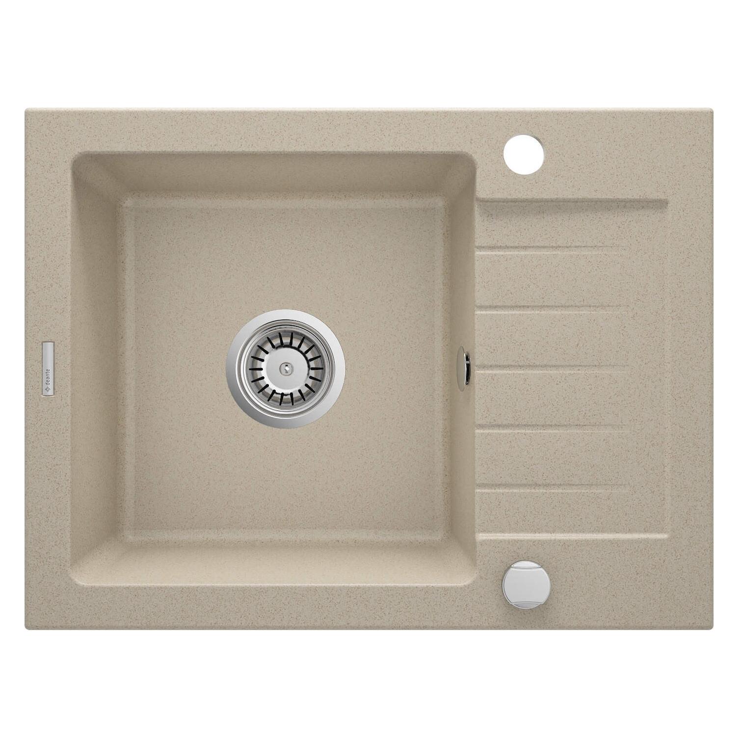 1-Becken-Granitspüle mit Abtropffläche (Einbauspüle) (ZQZ 711A)