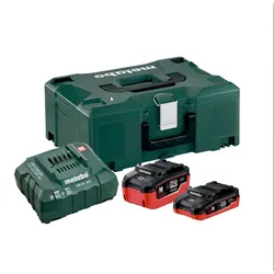 METABO Akku Basis Set LiHD für Pick u Mix 18V 1x3,5Ah + 1x5,5Ah in MetaBOX