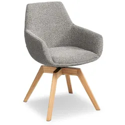 SCHÖNER WOHNEN-Kollektion Stuhl Cosy Stoff Grau