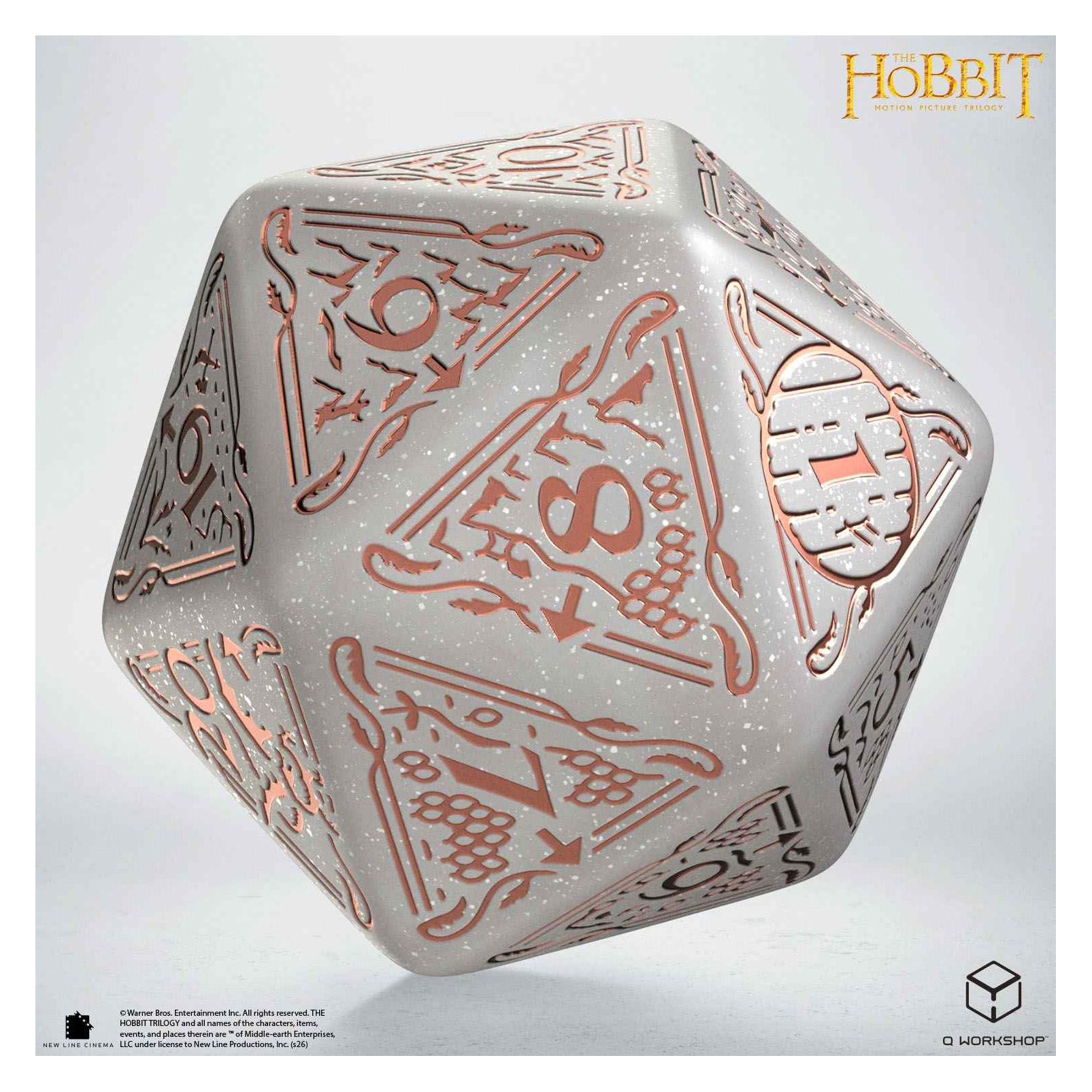 Q Workshop The Hobbit Spindown D20 - Radiant TCG Jumbo Die (QWS49878)