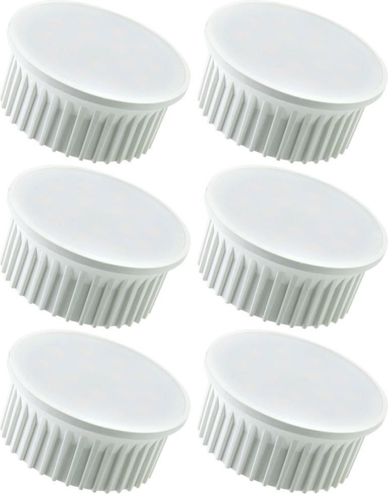 NCC-Licht Set van 6 LED Leuchtmiddel Modules 50W 400lm 4000K Neutraalwit Matt 230V 120°