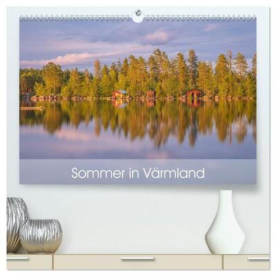 Schwedischer Sommer in Värmland (hochwertiger Premium Wandkalender 2027 DIN A2 quer), Kunstdruck in Hochglanz