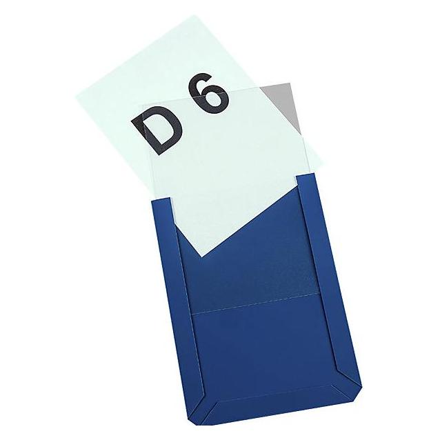 Eichner Magnet Sichttasche DIN A6 Blau 114 x 154 mm (9218-02952-08)