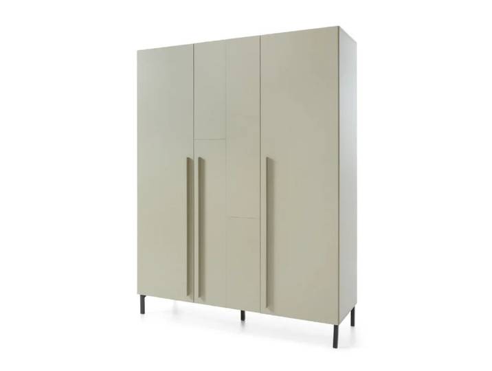 Kleiderschrank – SERGIO System 01 – Hellgrau