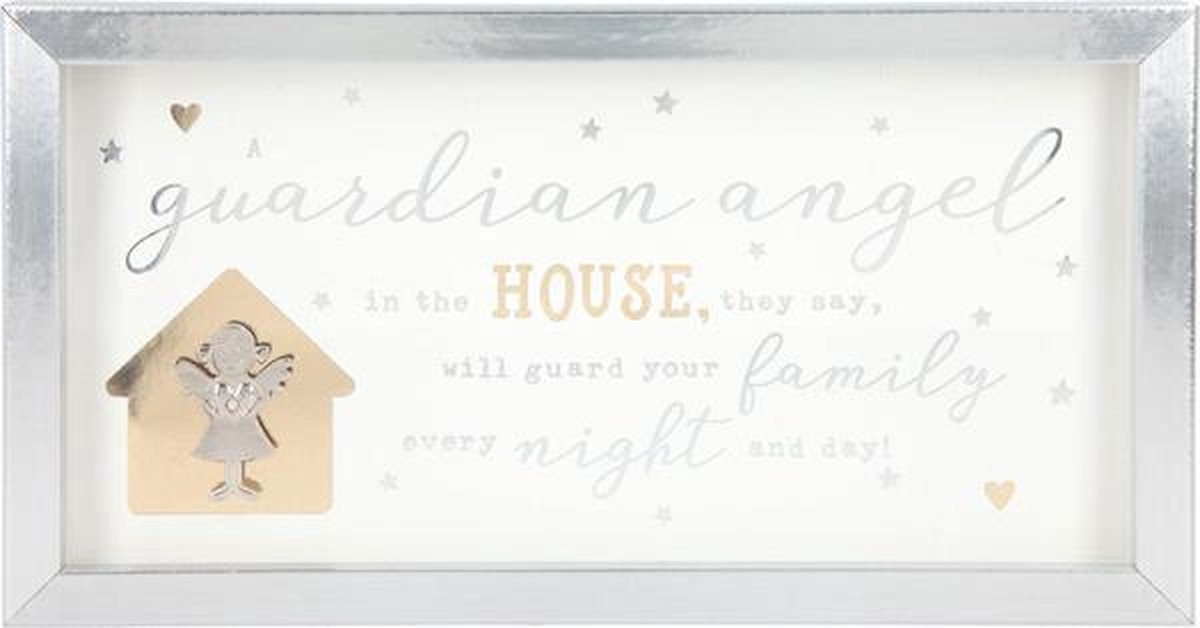 Depesche Fotolijst met tekst Guardian angel in the house, they say?