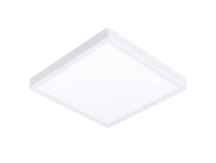 Eglo Aussendeckenleuchte, Weiss, Metall, Kunststoff, quadratisch, 28.5x3x28.5 cm, ZigBee-Technologie, Smartphone-Steuerung, Lampen & Leuchten, Aussenbeleuchtung, Aussenleuchten