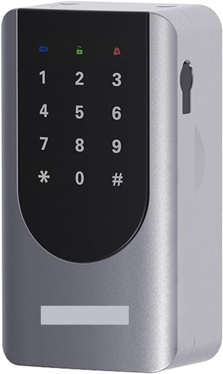 Sleutelkluis Grijs met Biometrische Ontgrendeling - 143 mm
