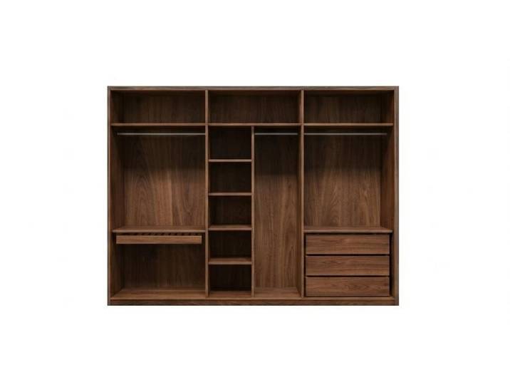 Xlmoebel Kleiderschrank Möbel Kleiderschrank Schrank Modern Braun Elegant Drehtürenschrank