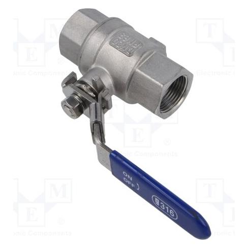 Gebo Kugelhahn max.65bar@<100°C 1.4408 Edelstahl G316 (604-034)
