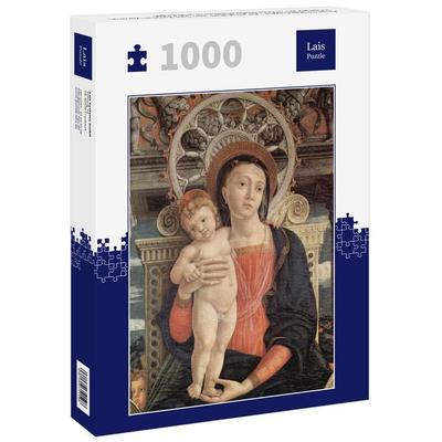 Lais Puzzle Andrea Mantegna - Altarretabel von San Zeno in Verona, Triptychon, Thronende Madonna und Engel 1000 Teile