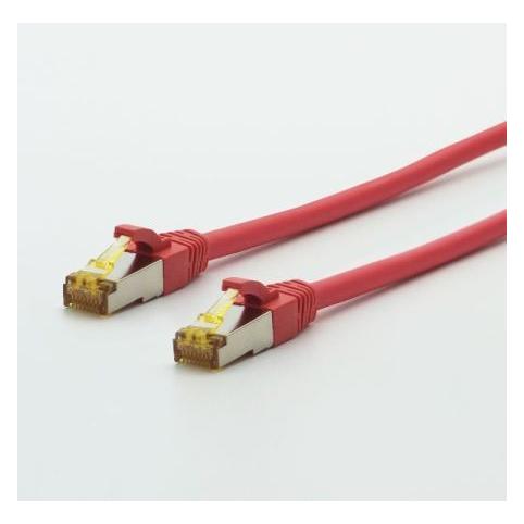 TTL TTLan Patchkabel UltraFlex Cat. 6A ISO/IEC, S/FTP (PiMF), hochflexibel, halogenfrei, rot, 0,5 m (PiMF, S/FTP, 0.50 m) (1852-0,5M-UF)