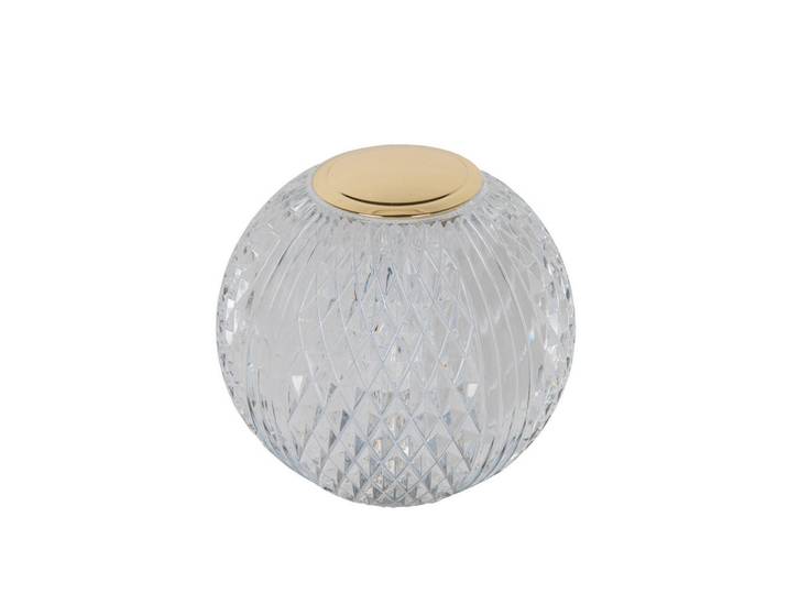 Lucide Led-Tischleuchte Cintra, Transparent, Kunststoff, 9x8.7x9 cm, RoHS, Reach, 3 Helligkeitsstufen, Lampen & Leuchten, Innenbeleuchtung, Tischlampen