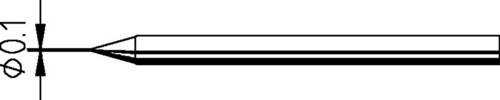 Ersa 0042BD Lötspitze Bleistiftform Spitzen-Größe 1.50mm Spitzen-Länge 3mm Inhalt 1St.