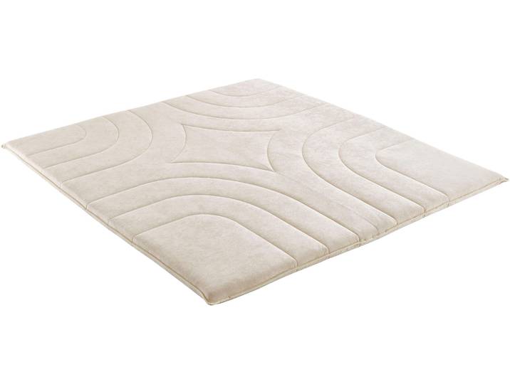 Topper Colorado , beige, B:100cm L:200cm, Polyester, WESTFALIA SCHLAFKOMFORT, Topper, Topper, Kaltschaum-Topper