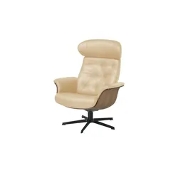 Relaxsessel aus Leder Timeout ¦ creme ¦ Maße (cm): B: 80 H: 101 T: 81.0