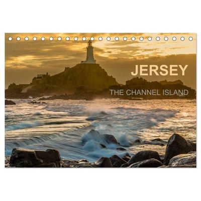 JERSEY THE CHANNEL ISLAND (Desk Calendar 2027 DIN A5 landscape), CALVENDO 12 Month DeskCalendar
